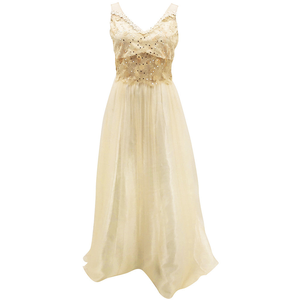 Debs Sleeveless V-Neck Dress