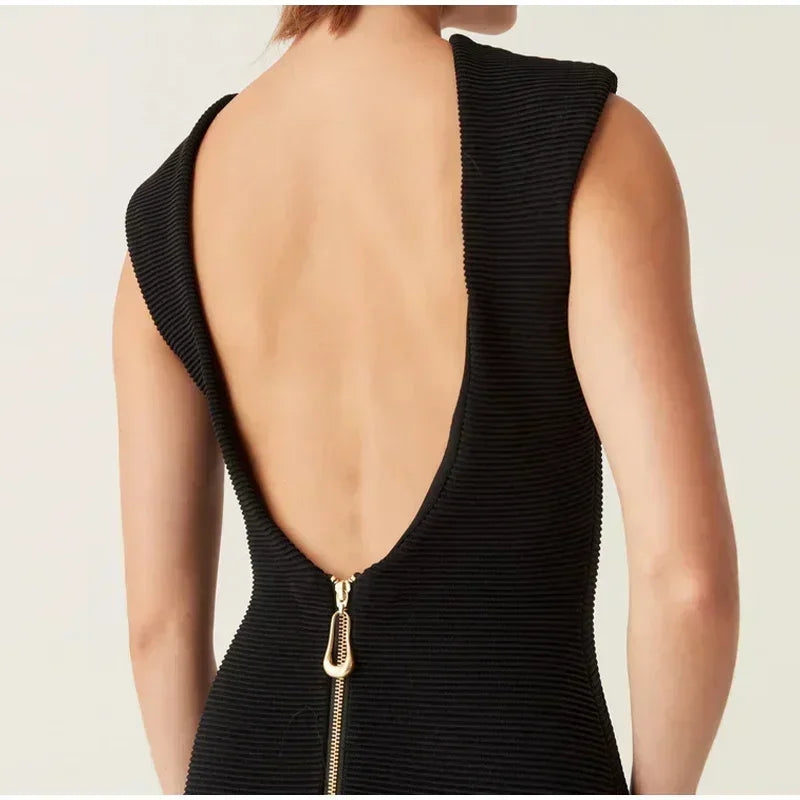 Debs Tassels Knit Midi Dress