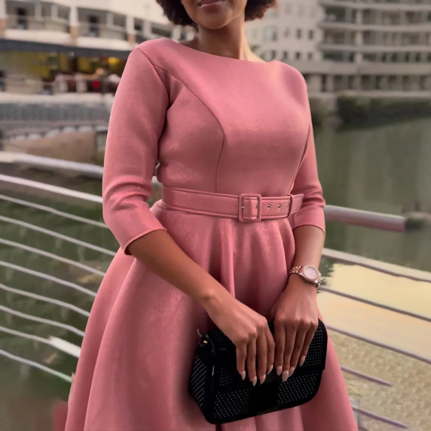 Women Vintage Retro Elegant Dress