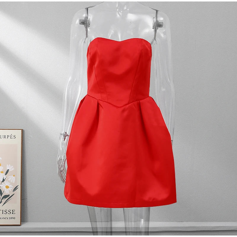 Debs Sexy Slim Fit Mini Strapless Dress