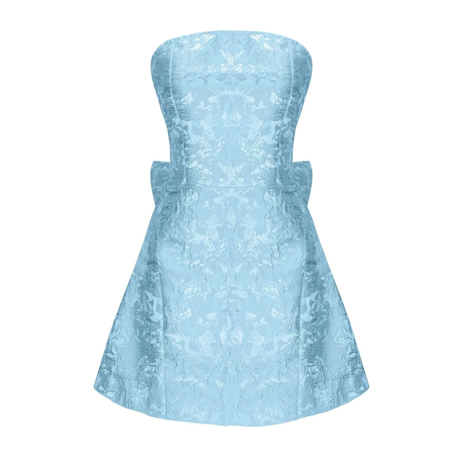 Debs Unique Bustier Bow Mini Dress