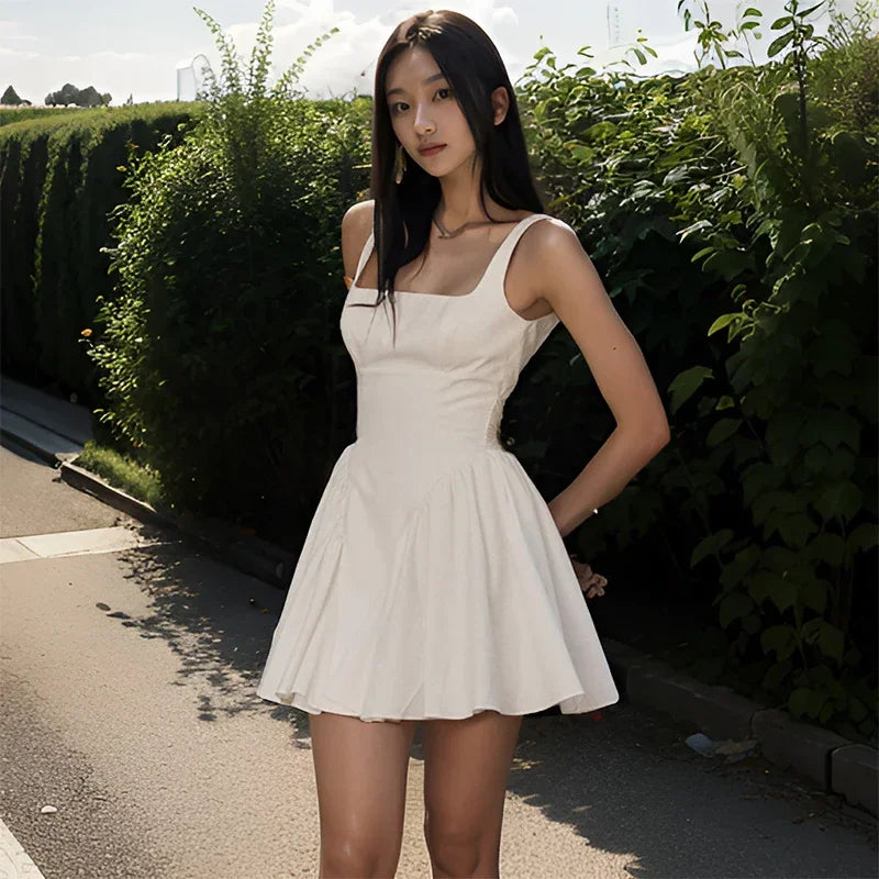 Debs Cute Mini Unique Bow Dress