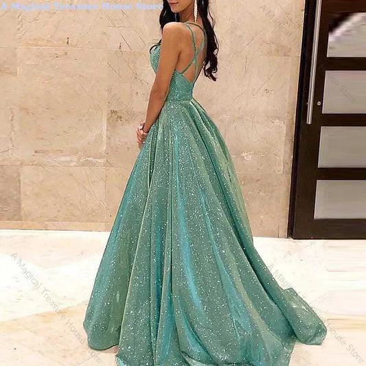 Debs Occasion Glitter Sequins Princess Dress