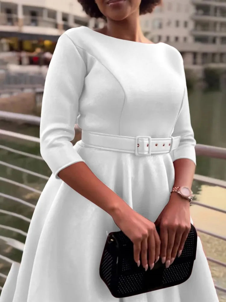 Women Vintage Retro Elegant Dress